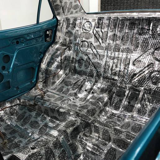 Load image into Gallery viewer, Car Builders Sound Deadener Material 12 Sheets 300 x 500mm 1.8sq/m Coverage Silver Stage 1
