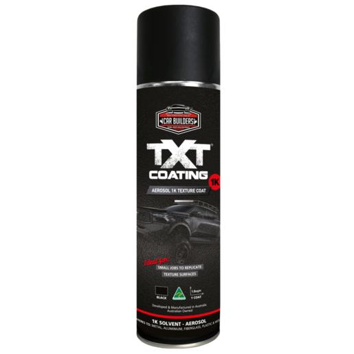 Load image into Gallery viewer, Car Builders TXT Coating 1K Aerosol Can Black 400g
