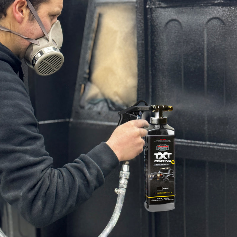 Load image into Gallery viewer, Car Builders TXT Coating 2K Black Textured Underbody Vehicle Paint 1L
