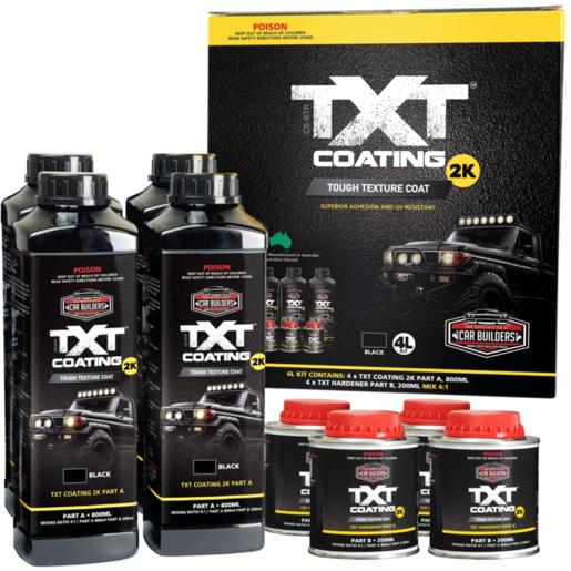 Load image into Gallery viewer, Car Builders TXT Coating 2K Black Textured Underbody Vehicle Paint 4L
