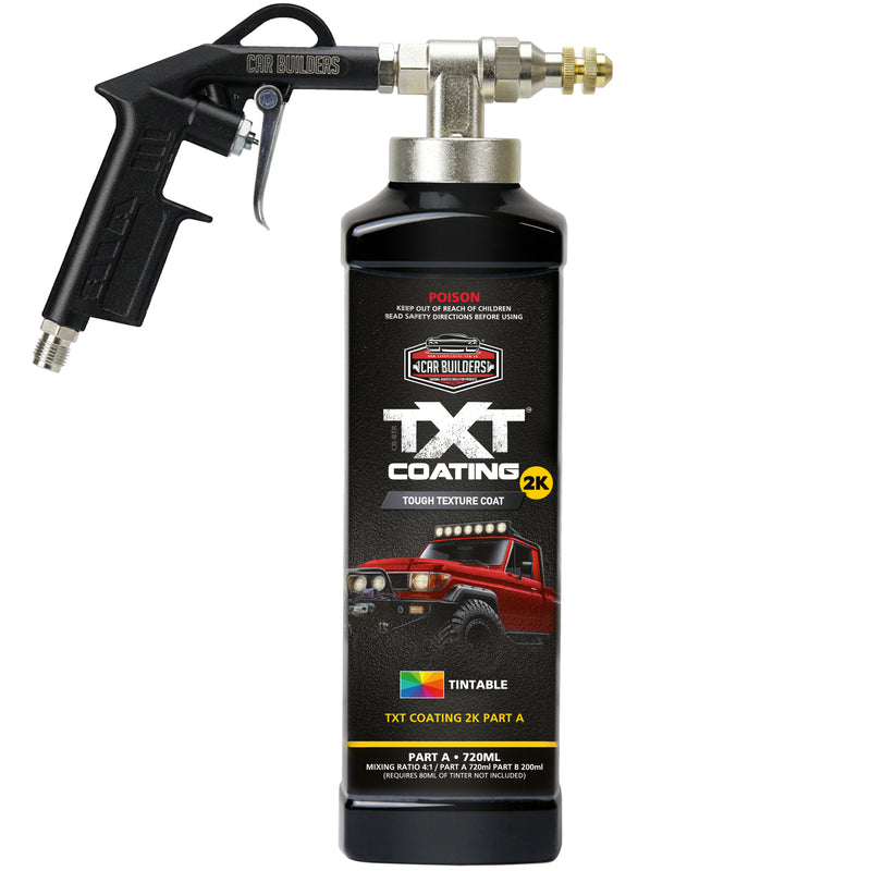 Load image into Gallery viewer, Car Builders TXT Coating 2K Tintable Textured Underbody Vehicle Paint 1L
