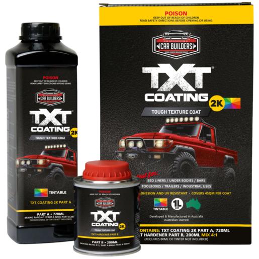 Load image into Gallery viewer, Car Builders TXT Coating 2K Tintable Textured Underbody Vehicle Paint 1L
