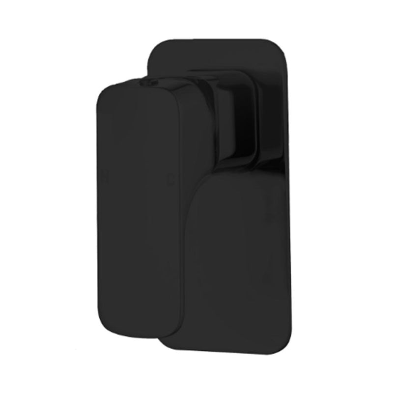 Load image into Gallery viewer, Chaser Shower / Bath Flick Tap Mixer Round Black
