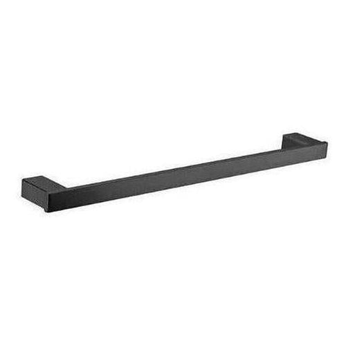 Chunky Single Towel Rail 600mm Black