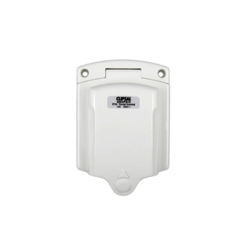 Load image into Gallery viewer, Clipsal 15Amp 240V Power Inlet Socket 3 Pin White
