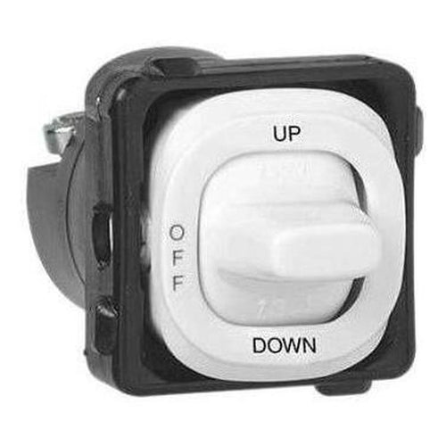 Clipsal Switch Mech 3 Position UP/OFF/ DOWN White Electric