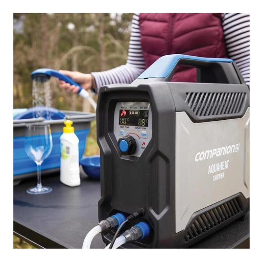 Companion Aquaheat Portable Camping Lithium Gas Hot Water Shower System