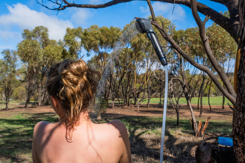 Load image into Gallery viewer, Companion NXT Aquaheat Portable Camping Lithium Gas Hot Water Shower System
