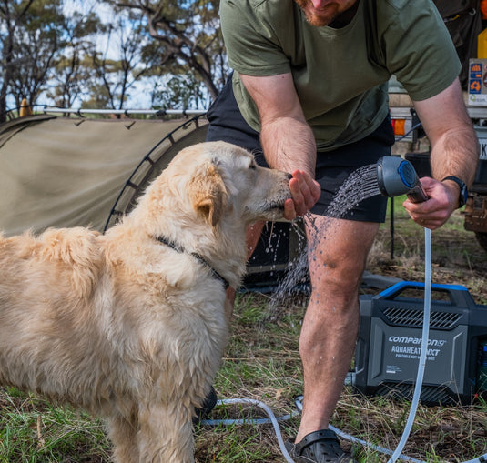 Companion NXT Aquaheat Portable Camping Lithium Gas Hot Water Shower System