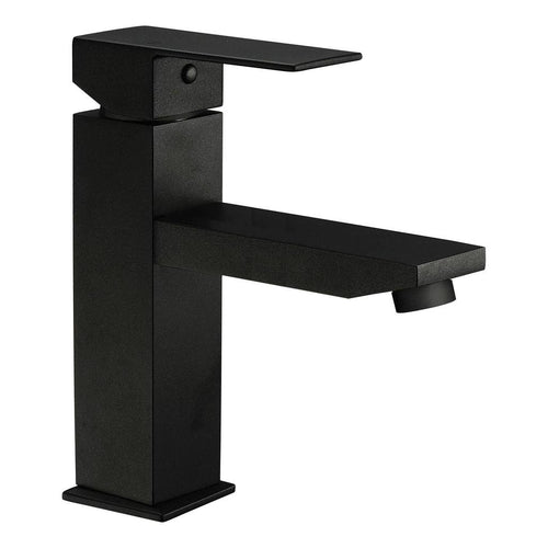 Deko Square Handle Basin Sink Tap Mixer Black