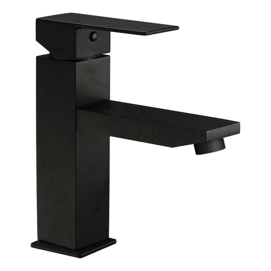 Deko Square Handle Basin Sink Tap Mixer Black
