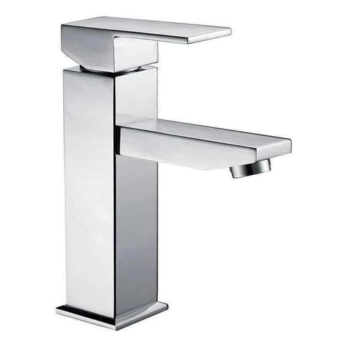 Deko Square Handle Basin Sink Tap Mixer Chrome