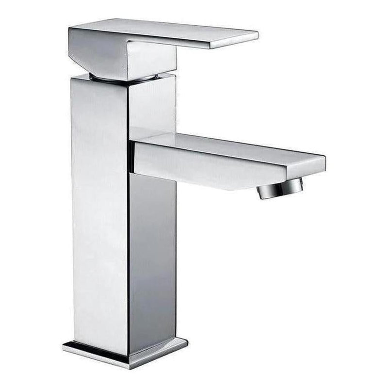 Load image into Gallery viewer, Deko Square Handle Basin Sink Tap Mixer Chrome
