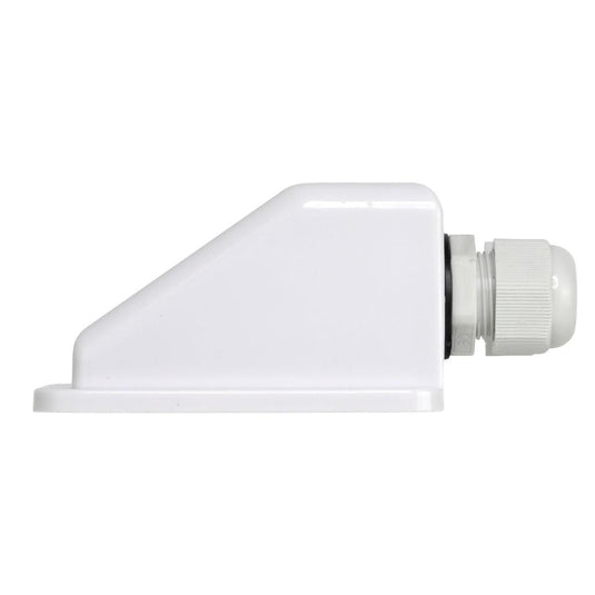 Double Cable Entry Junction Housing Box Gland for Solar Panel Wiring White
