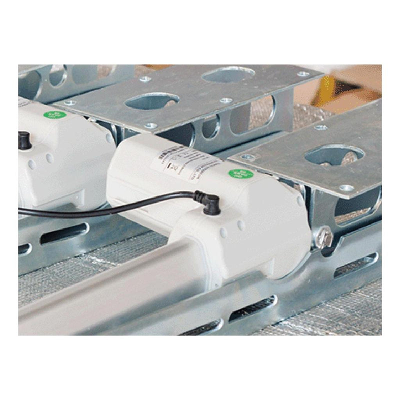 Load image into Gallery viewer, Electric 4 x Drop Down Stabilizer leg Corner Steadies 670mm Zinc
