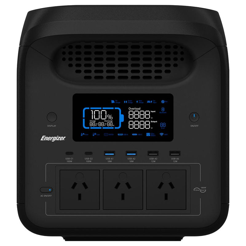 Load image into Gallery viewer, Energizer Peak 1800 Portable Power Station 100AH - 1229Wh
