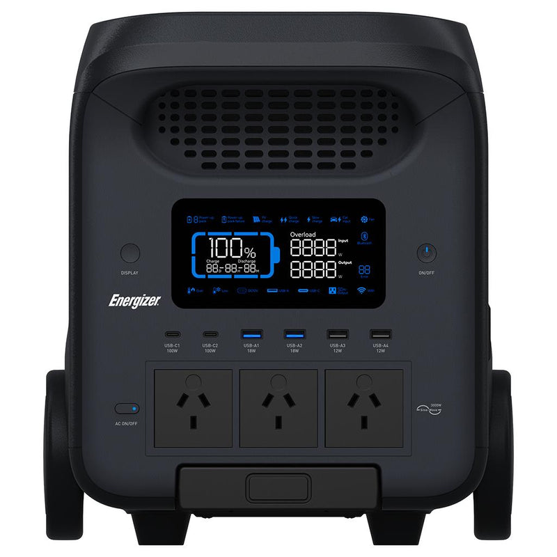 Load image into Gallery viewer, Energizer Peak 3000 Portable Power Station 200AH - 2560Wh
