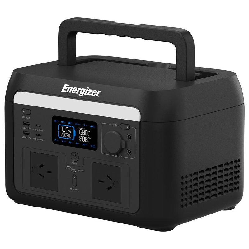 Load image into Gallery viewer, Energizer Peak 600 Portable Power Station 42.6AH - 516Wh
