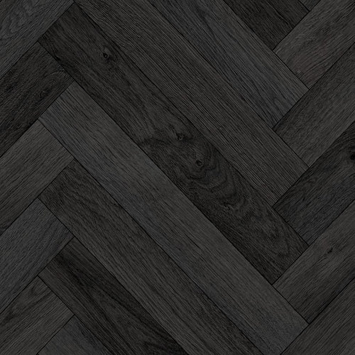 Eurolux Flooring Collection Herringbone Dark Oak 72m2 - 2.4X30M 0.6 Per Meter