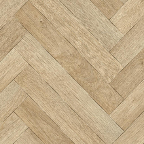 Eurolux Flooring Collection Herringbone Desert Oak 72m2 - 2.4X30M 0.6 Per Meter