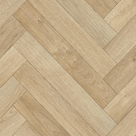 Eurolux Flooring Collection Herringbone Desert Oak 72m2 - 2.4X30M 0.6 Per Meter