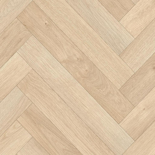 Eurolux Flooring Collection Herringbone Light Beach Oak 72m2 - 2.4X30M 0.6 Per Meter