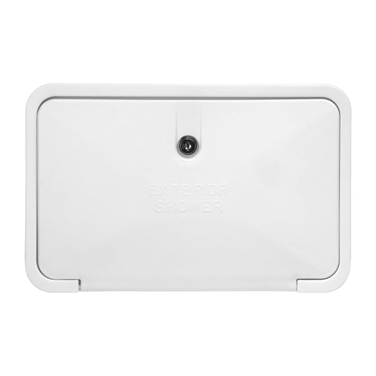 External Shower Box Inc Shower Handheld Head & Shower Mixer White
