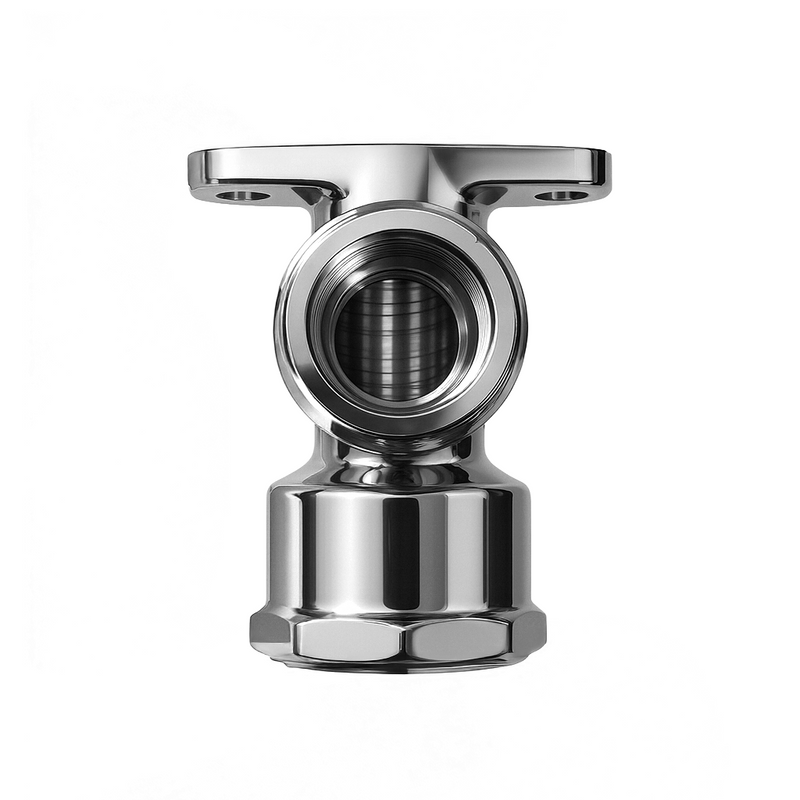 Load image into Gallery viewer, Finch A frame 1/2 Female Tap Fixing Back Plate Elbow Chrome
