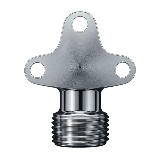 Finch A frame 1/2 Female Tap Fixing Back Plate Elbow Chrome