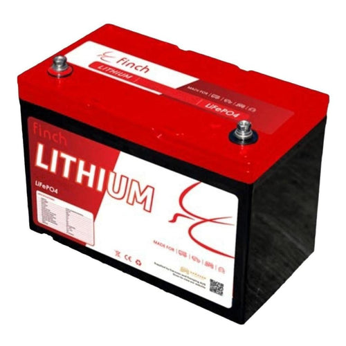 Finch 120AH Lithium Deep Cycle Battery 307x169x208mm 13Kg