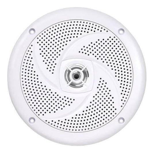 Finch 6.5" Low Profile 60W Slimline Speakers with LED Lights White 1 pair