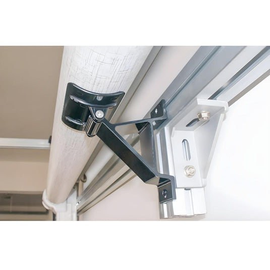 Finch Aluminium Awning Support Cradle Bracket - Black