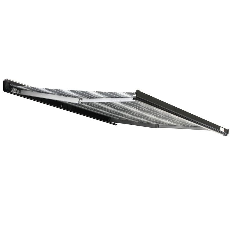Load image into Gallery viewer, Finch Awning Side Mount Manual inc Support Leg 2.2 x1.65m Black
