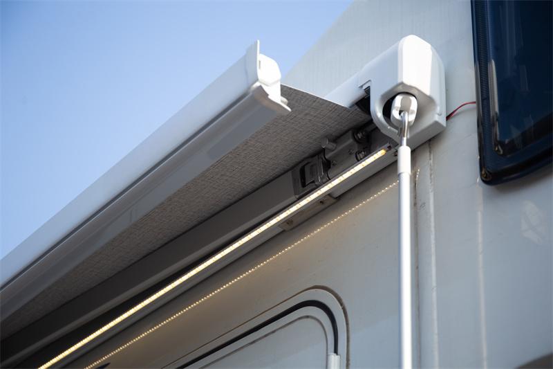 Load image into Gallery viewer, Finch Awning Side Mount Manual inc Support Leg 3.5 x 2.5m White
