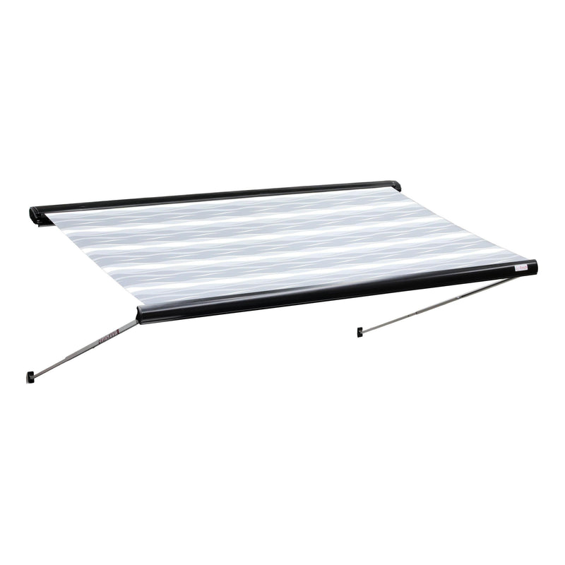 Load image into Gallery viewer, Finch Awning Top Mount Manual Inc Support Leg 3.5 x 2.5m Black
