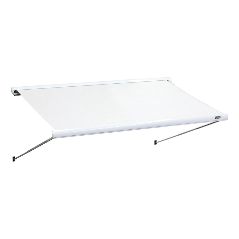 Load image into Gallery viewer, Finch Awning Top Mount Manual Inc Support Leg 3.5 x 2.5m White
