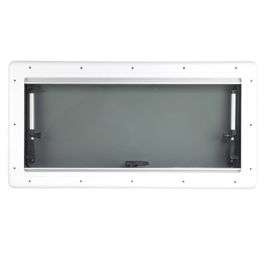 Finch Double Glazed Acrylic Window 1450 x 550 With Blind and Fly Screen