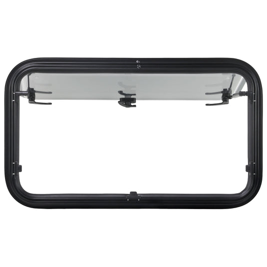 Finch Double Glazed Acrylic Window 500 x 350 With Blind and Fly Screen
