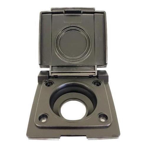 Load image into Gallery viewer, Finch External Outlet Point / Gas Bayonet Flip Cover Only Black
