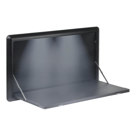 Finch Fold Out Picnic Table with LED Light 800 x 450mm Black