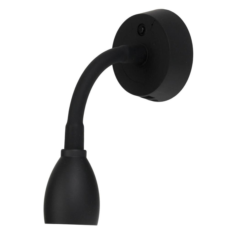 Load image into Gallery viewer, Finch LED 12V Reading Light with USB Port Black
