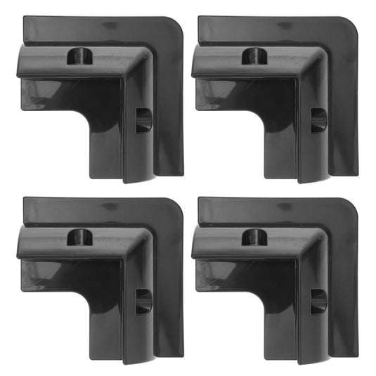 Finch Solar Panel Corner Mounting Brackets Black Plastic x 4