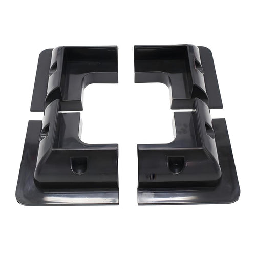 Finch Solar Panel Corner Mounting Brackets Black Plastic x 4