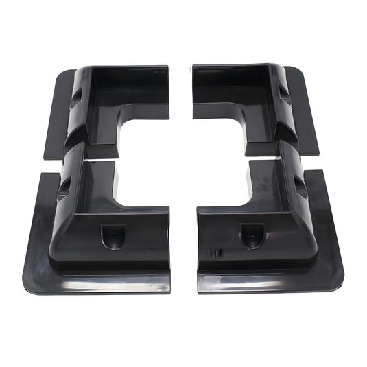 Finch Solar Panel Corner Mounting Brackets Black Plastic x 4