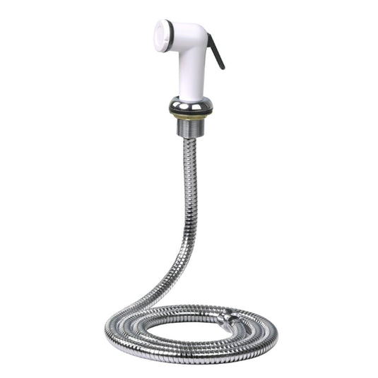 Handheld White Bidet Shattaf Sprayer kit with 1500mm Chrome Hose & Holder
