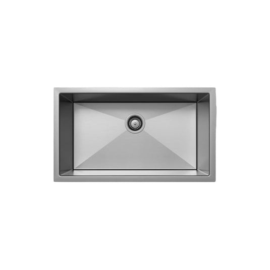 Henley Single Bowl Sink Basin 700 x 440 x 250 - Stainless Steel Brushed Satin