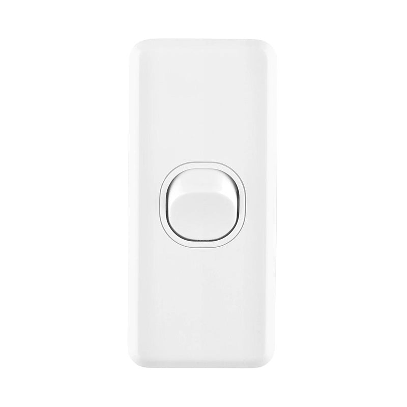 Load image into Gallery viewer, Iluma 1 Gang Architrave Light Switch White
