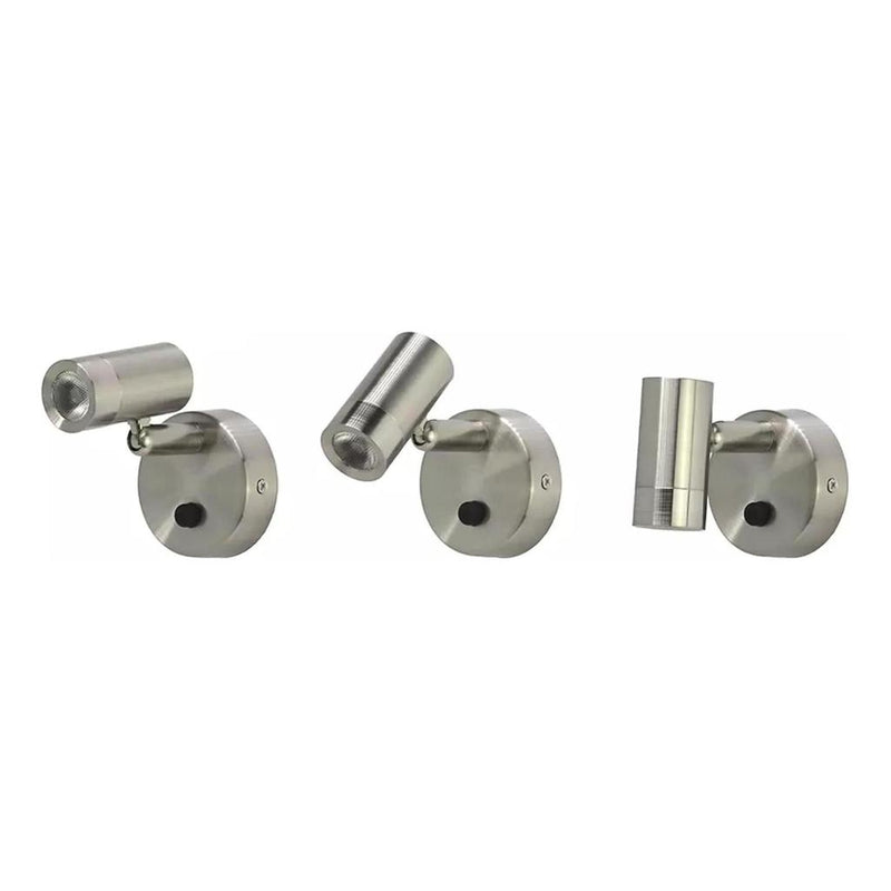 Load image into Gallery viewer, Iluma 10-30V Reading Light Swivel with Push Button Switch Nickel
