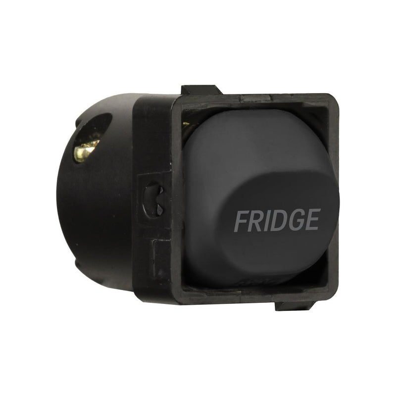 Load image into Gallery viewer, Iluma 10A Single Pole Switch Fridge Print Mechanism Black
