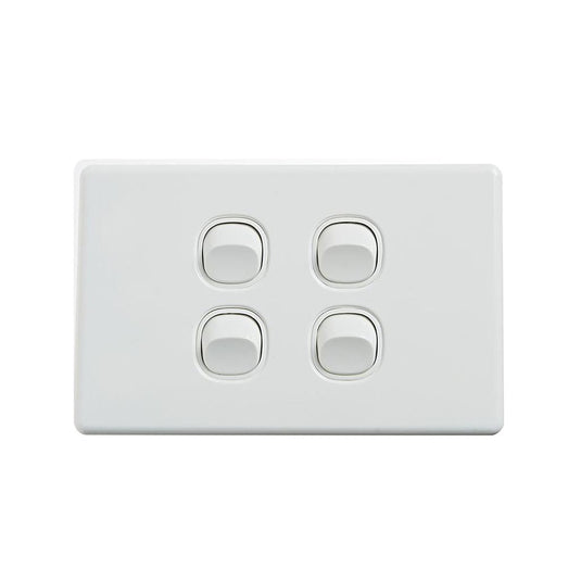 Iluma 10A Single Pole Switch Mechanism White